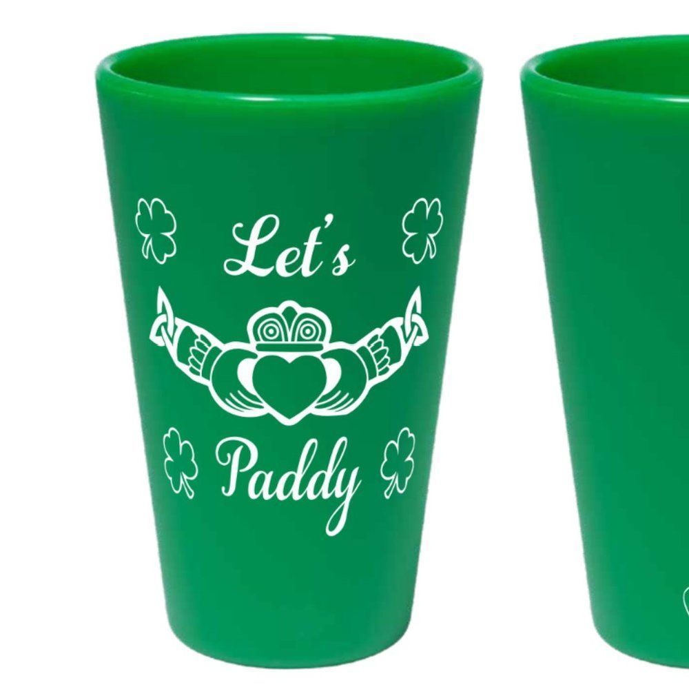 Green silicone Pint Glass